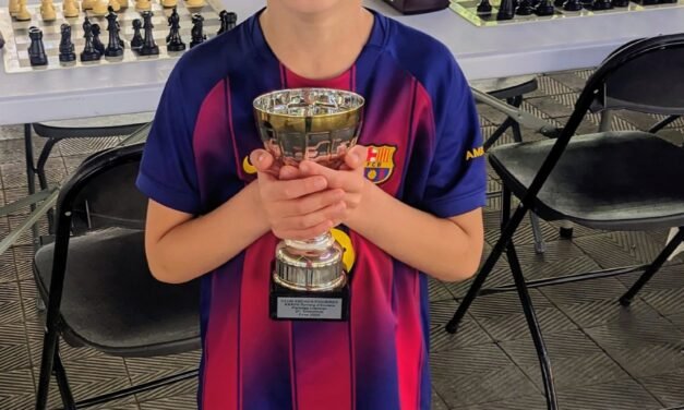 Adam Valero, sotscampió infantil a les Festes de Santa Creu de Figueres