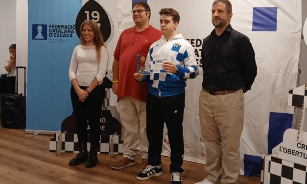 Leo Valle, millor primer escaquer de la categoria Sub20